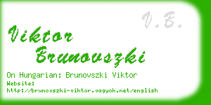 viktor brunovszki business card